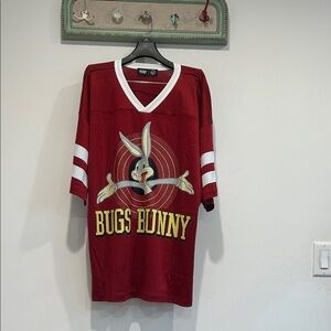 Warner Bros. looney Tunes Bugs Bunny Jersey Short Sleeve new unisex large